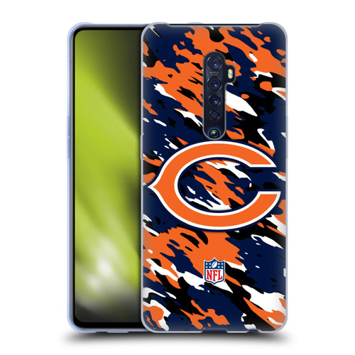 NFL Chicago Bears Logo Camou Soft Gel Case for OPPO Reno 2