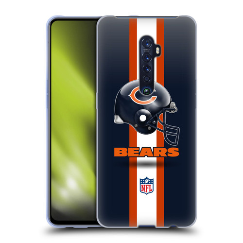 NFL Chicago Bears Logo Helmet Soft Gel Case for OPPO Reno 2