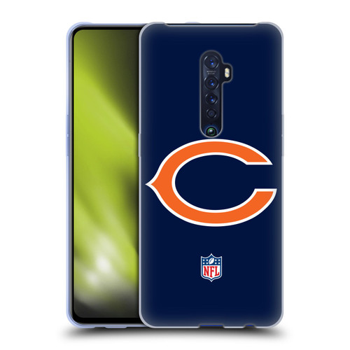 NFL Chicago Bears Logo Plain Soft Gel Case for OPPO Reno 2