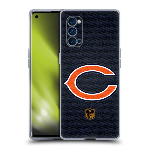 NFL Chicago Bears Logo Football Soft Gel Case for OPPO Reno 4 Pro 5G