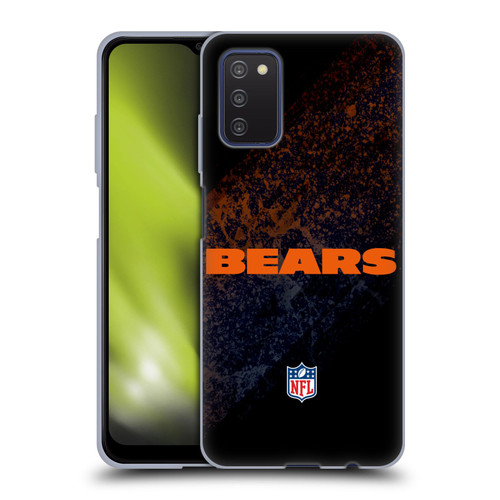 NFL Chicago Bears Logo Blur Soft Gel Case for Samsung Galaxy A03s (2021)