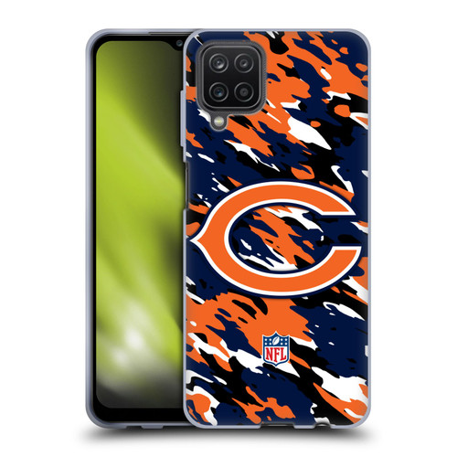 NFL Chicago Bears Logo Camou Soft Gel Case for Samsung Galaxy A12 (2020)