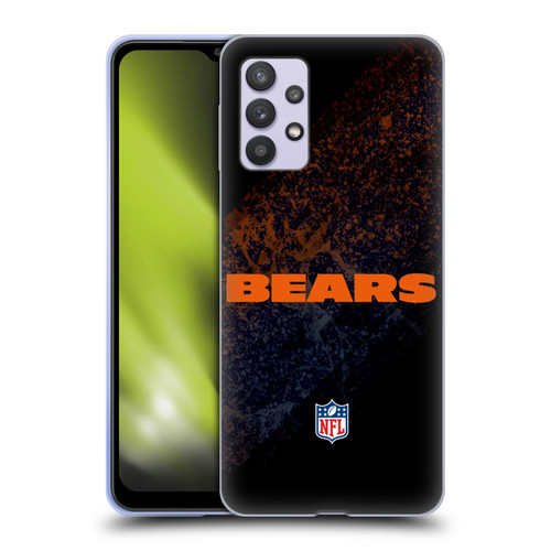 NFL Chicago Bears Logo Blur Soft Gel Case for Samsung Galaxy A32 5G / M32 5G (2021)