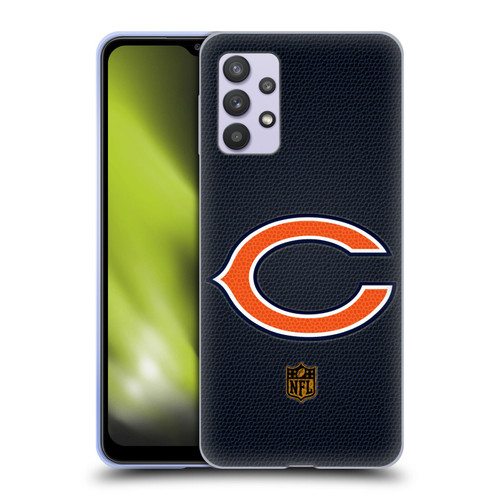 NFL Chicago Bears Logo Football Soft Gel Case for Samsung Galaxy A32 5G / M32 5G (2021)