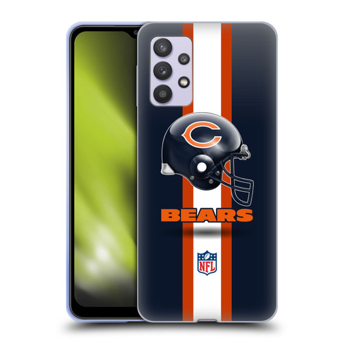 NFL Chicago Bears Logo Helmet Soft Gel Case for Samsung Galaxy A32 5G / M32 5G (2021)