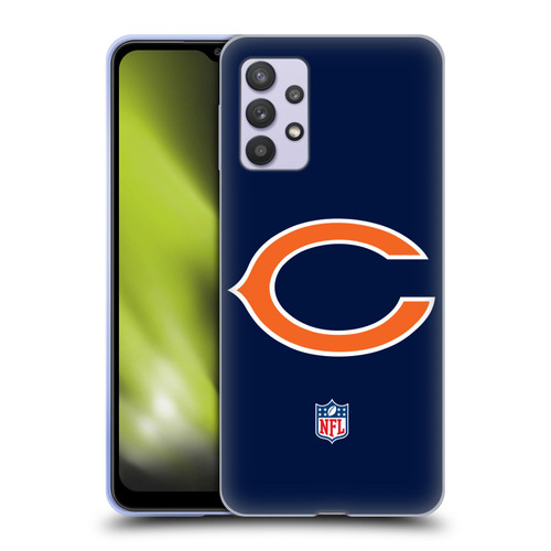 NFL Chicago Bears Logo Plain Soft Gel Case for Samsung Galaxy A32 5G / M32 5G (2021)