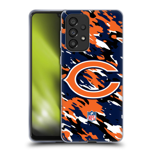 NFL Chicago Bears Logo Camou Soft Gel Case for Samsung Galaxy A33 5G (2022)