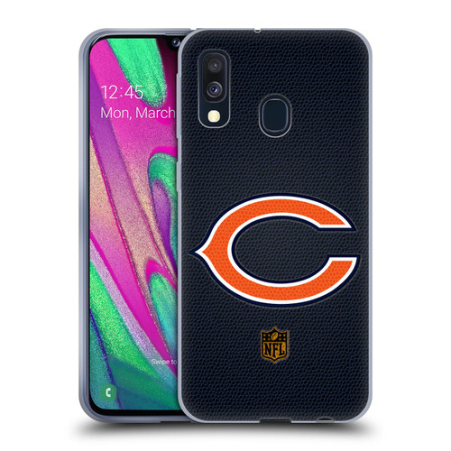 NFL Chicago Bears Logo Football Soft Gel Case for Samsung Galaxy A40 (2019)