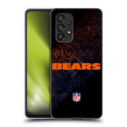 NFL Chicago Bears Logo Blur Soft Gel Case for Samsung Galaxy A53 5G (2022)