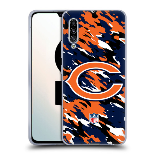 NFL Chicago Bears Logo Camou Soft Gel Case for Samsung Galaxy A90 5G (2019)