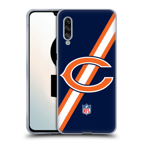 NFL Chicago Bears Logo Stripes Soft Gel Case for Samsung Galaxy A90 5G (2019)