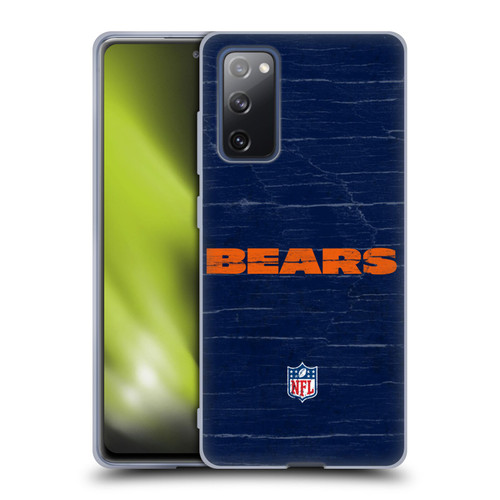 NFL Chicago Bears Logo Distressed Look Soft Gel Case for Samsung Galaxy S20 FE / 5G