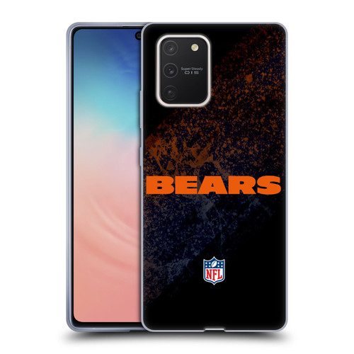 NFL Chicago Bears Logo Blur Soft Gel Case for Samsung Galaxy S10 Lite