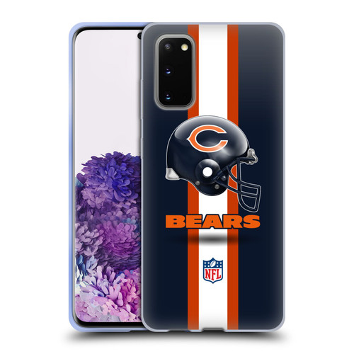 NFL Chicago Bears Logo Helmet Soft Gel Case for Samsung Galaxy S20 / S20 5G
