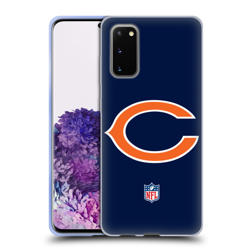 NFL Chicago Bears Logo Plain Soft Gel Case for Samsung Galaxy S20 / S20 5G