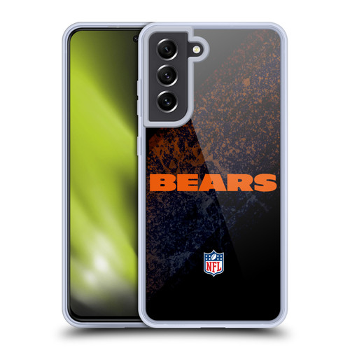 NFL Chicago Bears Logo Blur Soft Gel Case for Samsung Galaxy S21 FE 5G