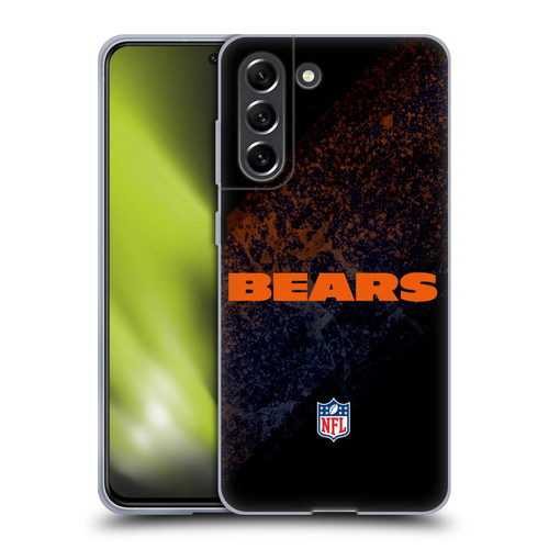 NFL Chicago Bears Logo Blur Soft Gel Case for Samsung Galaxy S21 FE 5G