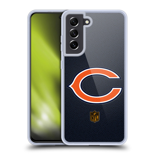 NFL Chicago Bears Logo Football Soft Gel Case for Samsung Galaxy S21 FE 5G