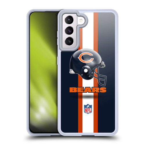 NFL Chicago Bears Logo Helmet Soft Gel Case for Samsung Galaxy S21 5G