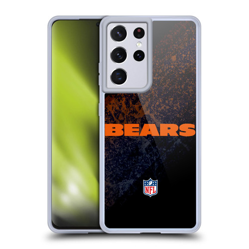 NFL Chicago Bears Logo Blur Soft Gel Case for Samsung Galaxy S21 Ultra 5G