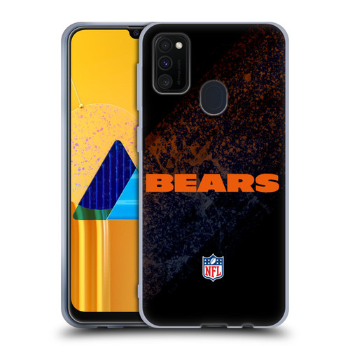 NFL Chicago Bears Logo Blur Soft Gel Case for Samsung Galaxy M30s (2019)/M21 (2020)