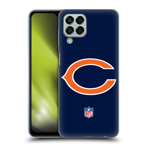 NFL Chicago Bears Logo Plain Soft Gel Case for Samsung Galaxy M33 (2022)