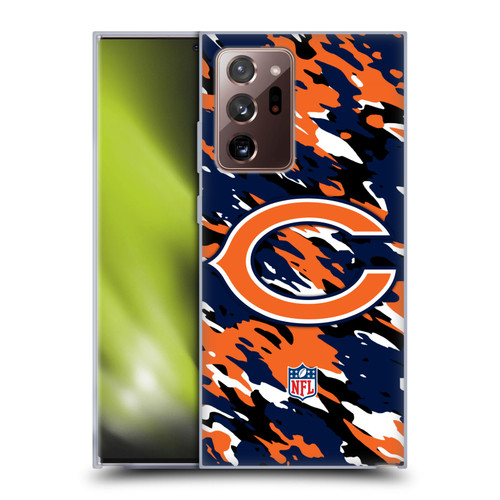 NFL Chicago Bears Logo Camou Soft Gel Case for Samsung Galaxy Note20 Ultra / 5G