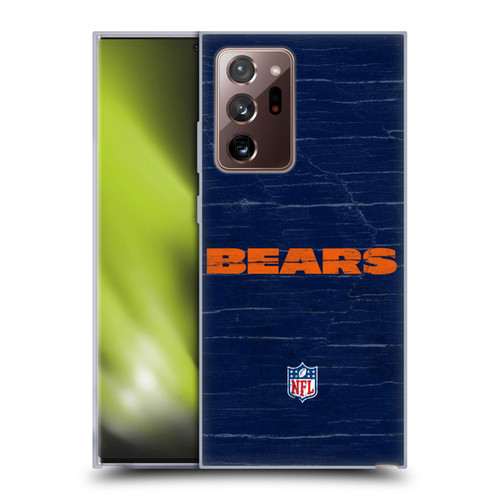 NFL Chicago Bears Logo Distressed Look Soft Gel Case for Samsung Galaxy Note20 Ultra / 5G