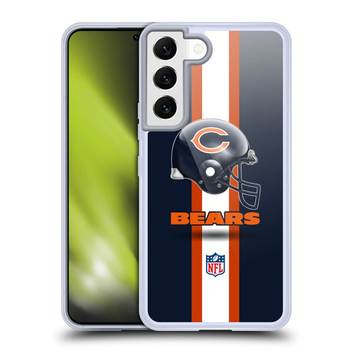 NFL Chicago Bears Logo Helmet Soft Gel Case for Samsung Galaxy S22 5G