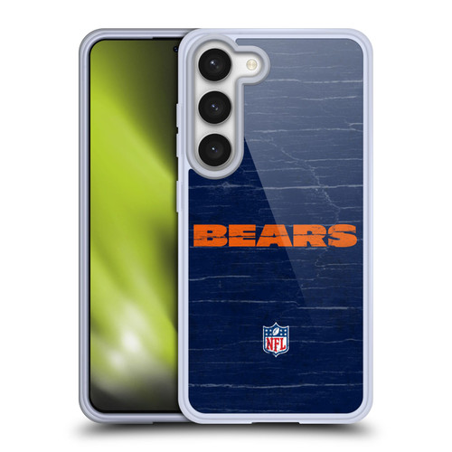 NFL Chicago Bears Logo Distressed Look Soft Gel Case for Samsung Galaxy S23 5G