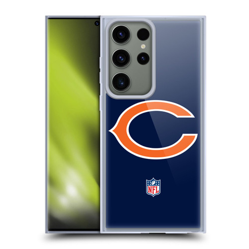 NFL Chicago Bears Logo Plain Soft Gel Case for Samsung Galaxy S23 Ultra 5G