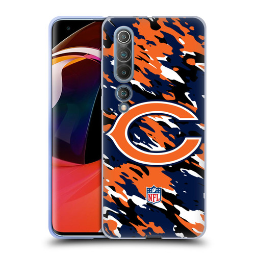 NFL Chicago Bears Logo Camou Soft Gel Case for Xiaomi Mi 10 5G / Mi 10 Pro 5G