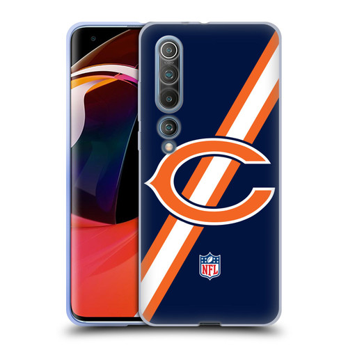 NFL Chicago Bears Logo Stripes Soft Gel Case for Xiaomi Mi 10 5G / Mi 10 Pro 5G