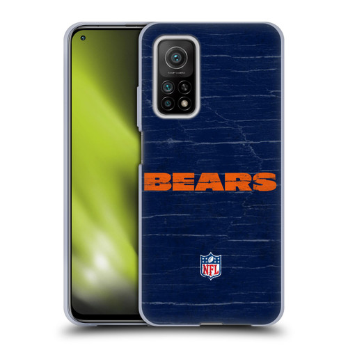 NFL Chicago Bears Logo Distressed Look Soft Gel Case for Xiaomi Mi 10T 5G