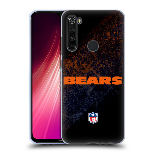 NFL Chicago Bears Logo Blur Soft Gel Case for Xiaomi Redmi Note 8T
