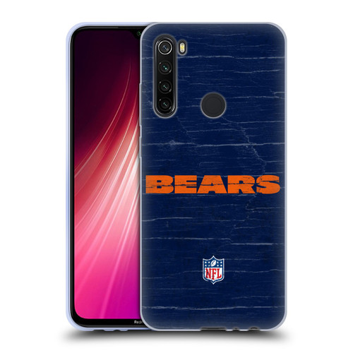 NFL Chicago Bears Logo Distressed Look Soft Gel Case for Xiaomi Redmi Note 8T