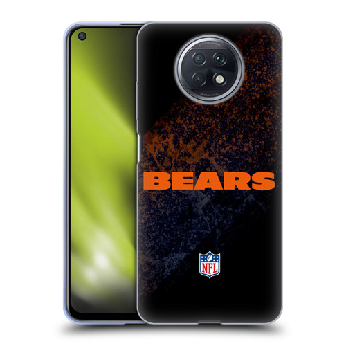 NFL Chicago Bears Logo Blur Soft Gel Case for Xiaomi Redmi Note 9T 5G