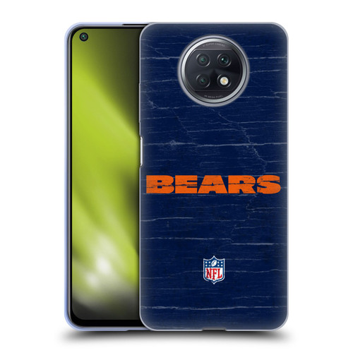 NFL Chicago Bears Logo Distressed Look Soft Gel Case for Xiaomi Redmi Note 9T 5G