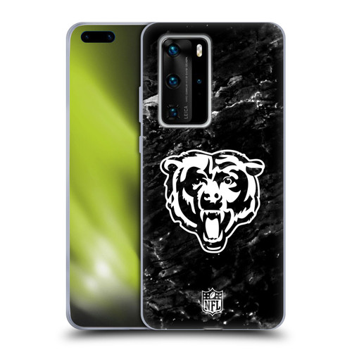 NFL Chicago Bears Artwork Marble Soft Gel Case for Huawei P40 Pro / P40 Pro Plus 5G