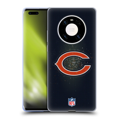 NFL Chicago Bears Artwork LED Soft Gel Case for Huawei Mate 40 Pro 5G