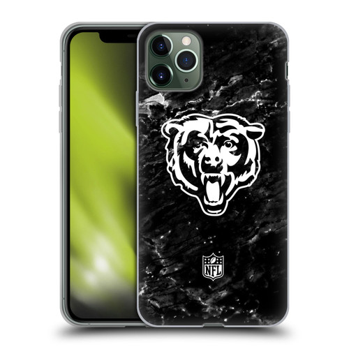 NFL Chicago Bears Artwork Marble Soft Gel Case for Apple iPhone 11 Pro Max