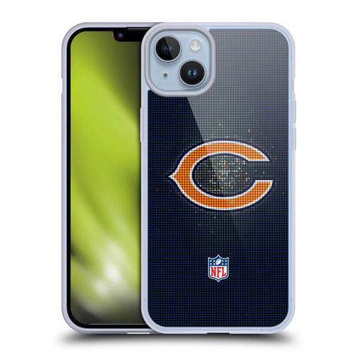 NFL Chicago Bears Artwork LED Soft Gel Case for Apple iPhone 14 Plus