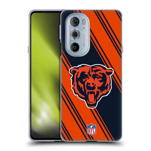 NFL Chicago Bears Artwork Stripes Soft Gel Case for Motorola Edge X30