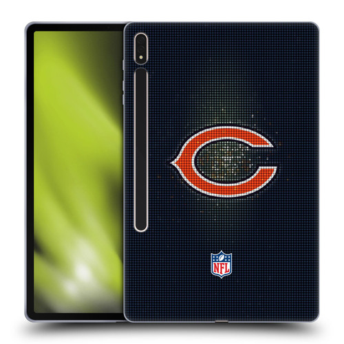 NFL Chicago Bears Artwork LED Soft Gel Case for Samsung Galaxy Tab S8 Plus