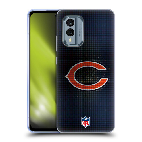 NFL Chicago Bears Artwork LED Soft Gel Case for Nokia X30