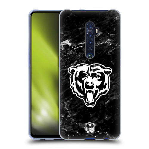 NFL Chicago Bears Artwork Marble Soft Gel Case for OPPO Reno 2