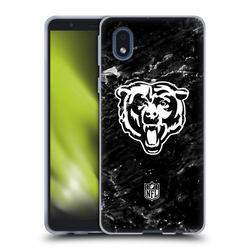 NFL Chicago Bears Artwork Marble Soft Gel Case for Samsung Galaxy A01 Core (2020)