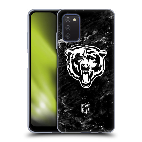 NFL Chicago Bears Artwork Marble Soft Gel Case for Samsung Galaxy A03s (2021)