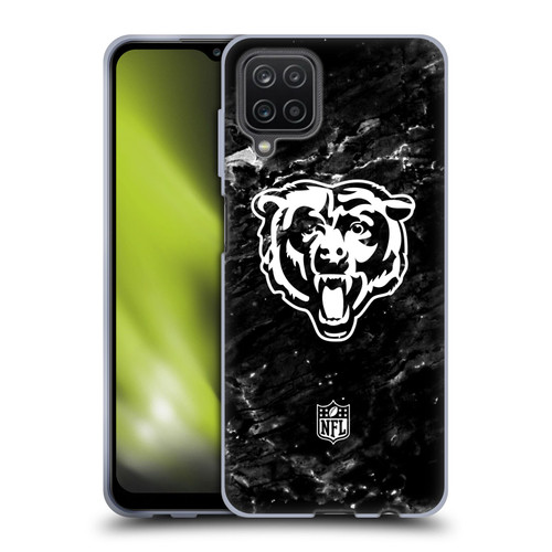 NFL Chicago Bears Artwork Marble Soft Gel Case for Samsung Galaxy A12 (2020)