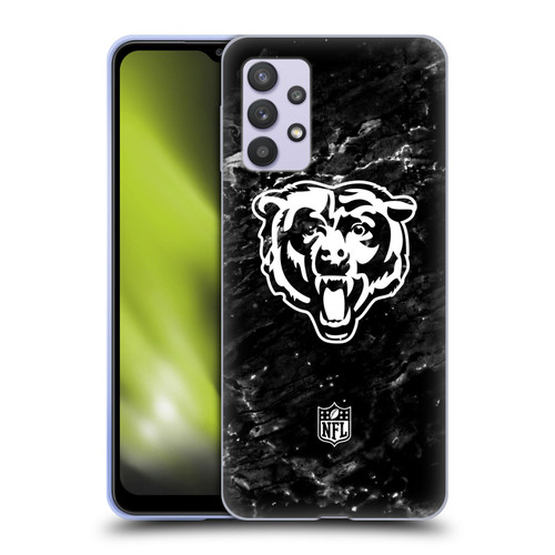 NFL Chicago Bears Artwork Marble Soft Gel Case for Samsung Galaxy A32 5G / M32 5G (2021)